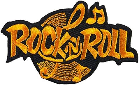 Rock N Roll Embroidered Iron on Patch