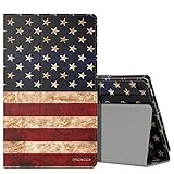 MoKo Case for All-New Amazon Fire HD 8 (2016 6th Generation) - Slim Folding Stand Cover with Auto Wake / Sleep for Fire HD 8 Tablet (6th Gen, 2016 release Only), US Flag