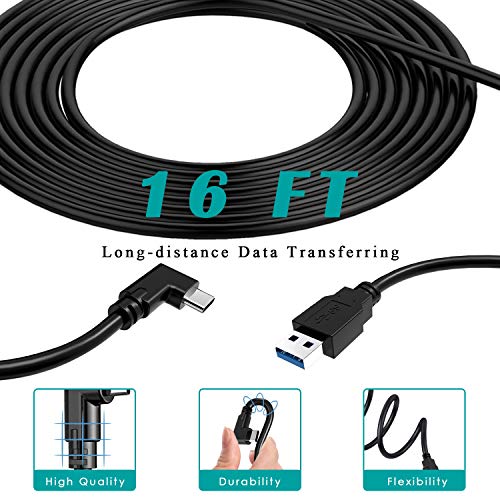 Oculus Link Cable 16ft(5m), Recuown Oculus Quest 2 Link Cable, USB 3.2