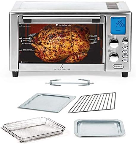 Emeril Lagasse Everyday 360 Air Fryer Oven, 9-in-1 Countertop Oven | 9-in-1 air fryer oven with 360° convection, rotisserie and multiple cooking functions for everyday meals.