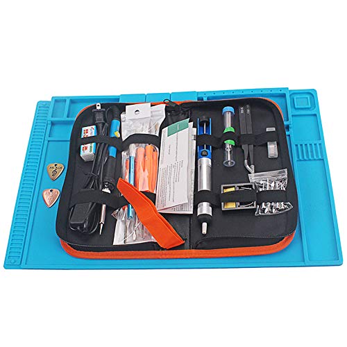 Namever 60W 110V Adjustable Soldering Iron Insulation Pad Tool Kit Musical Instrument Repair