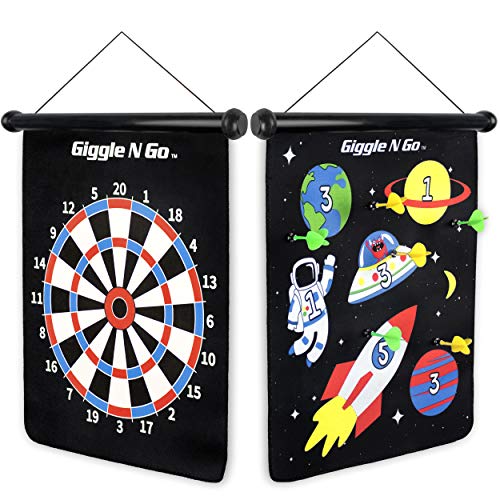 Giggle N Go Magnetic Dart Board Kids - Magnetic Dart Board for Boys or Girls Boys Gifts Age 6 and Above. Fun Dart Game for Kids and Make Great Xmas or Birthday Gifts for Boys or Girls