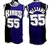 Men's Adult #55 Jason Williams Jersey Black&Purple