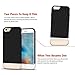 iPhone 6S Case, K-Moze [Vibrance Series] iPhone 6 Case Protective SOFT-Interior Scratch Protection Slider Style Hard Case for iPhone 6/6S - Black/ChampagneGold