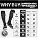 AIvada Compression Socks for Men & Women with Foot Massager Pad, Perfect for Diabetes Arthritis & Plantar Fasciitis, Comfortable Fit for Sports, Boost Stamina, Circulation & Recovery 1 Pair