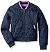 LiMiTeD Too Girls' Too Heart Quilt Fleece Bomber