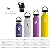 Replacement Lid for Hydro Flask Standard Mouth 12, 18, 21, 24 oz Water Bottles, Accessories for Hydro Flask and Most Sports Water Bottles, Lid for Hydrofklask, Leakproof, BPA-Free