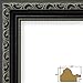 Craig Frames Ancien Ornate, Antique Black Picture Frame, 11 by 14-Inch