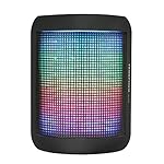 Bluetooth Speakers, YEONPHOM Super Bass Wireless Portable Outdoor Stereo Speaker with LED Colorful Light Build-in Mic Hands-Free Compatible with iPhone,iPad,iPod,Android Smart-phone,Latops(Black)