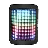 Bluetooth Speakers, YEONPHOM Super Bass Wireless Portable Outdoor Stereo Speaker with LED Colorful Light Build-in Mic Hands-Free Compatible with iPhone,iPad,iPod,Android Smart-phone,Latops(Black)