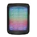 Bluetooth Speakers, YEONPHOM Super Bass Wireless Portable Outdoor Stereo Speaker with LED Colorful Light Build-in Mic Hands-Free Compatible with iPhone,iPad,iPod,Android Smart-phone,Latops(Black)