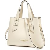 LAORENTOU Women Crossbody Handbags Genuine Leather Satchel Handbags for Women Top-handle Shoulder Tote Purses