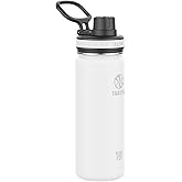 Takeya Originals Vacuum Insulated Stainless Steel Water Bottle, 0.5 Liter / 18 Ounce, White
