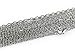 50 CleverDelights Cable Chain Necklaces - Antique Silver (Platinum) Color - 24 Inch - Rolo Necklace