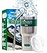 HEIGOO SeeNature Stainless Steel Tumbler - 30oz, Double Wall, Vacuum Insulated Keeps Your Drink Hot Longer - Cup, Lid & Straw, Coffee Travel Mug Set