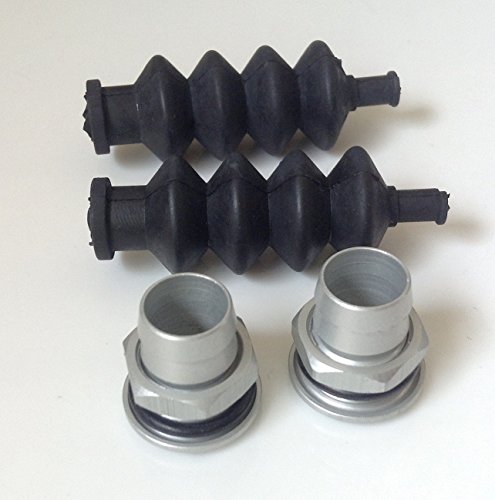 2Pcs Waterproof Push Rod Seals Rubber Bellow 10mm Aluminum Mount RC Boat RC#819 - Thumbnail 3