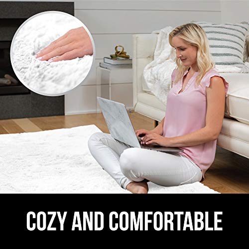 GORILLA GRIP Original Premium Fluffy Area Rug, 2x4 Feet Super Soft High