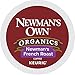 Newman's Own Organics French Roast, Single-Serve Keurig K-Cup Pods, Dark Roast Coffee, 96 Count