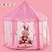 Intency Pink Princess Castle Kids Play Tent Large Children Playhouse for Girls Indoor Outdoor Use