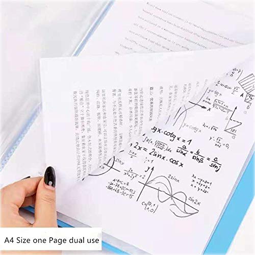 image for HoYun Organizer Binder Office School Supplies for A4 Size Paper 40 Poc