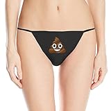 G String Hot POOP FACE EMOJI 100% Cotton