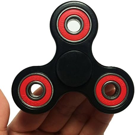 EDC Toy Anti-Anxiety Hand Spinner - Stress Reducer Relieves Toy - For Wisdom and Attitude people (Black)