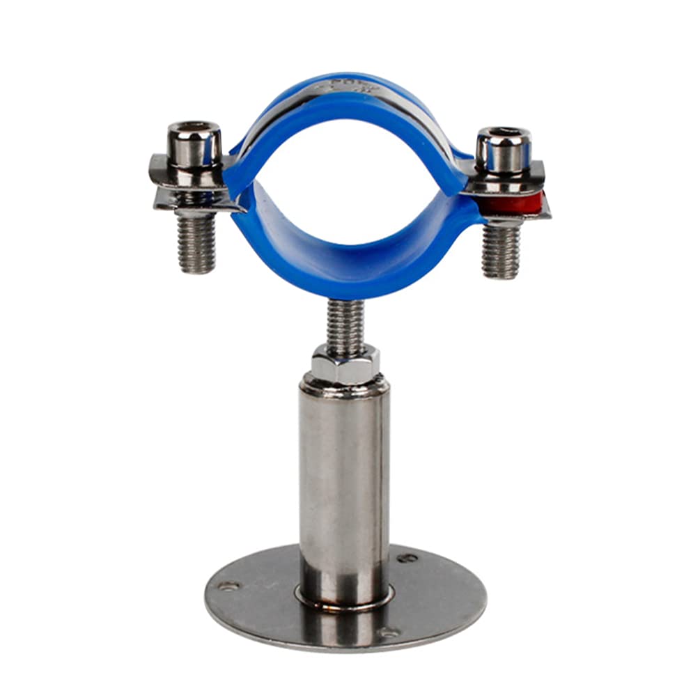 Stainless Steel Wall Mount Ceiling Mount Supports Adjustable Bracket Clamp for Ø 45-48MM