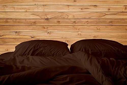 Americano Casa Super Soft Egyptian cotton 6 PC sheet set 800 TC, Italian finish Bed sheet fits upto 19 inch deep pocket with Extra two pillowcases Made In USA Queen, Chocolate