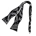 DBA7B07-09 Best Presents Microfiber Mens Patterned Self-tied Bowtie By Dan Smith