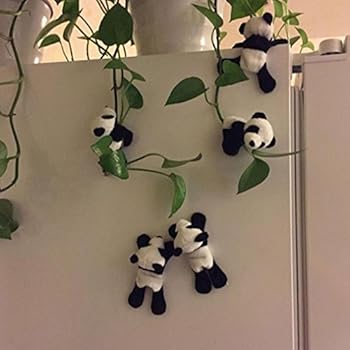 DEESEE(TM) New????????1Pc Cute Soft Plush Panda Fridge Magnet Refrigerator Sticker Gift Souvenir Decor