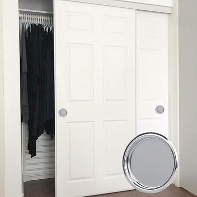 Buy Enconker 4 Pack Closet Door Finger Pull 2 1 8 Sliding Barn Door Hardware Pocket Door Pull Chrome Round Easy Snap In Installation Fits 5 16 Depth X 2 1 8 Diameter Opening Hole Online In Indonesia B08dqt7kg7