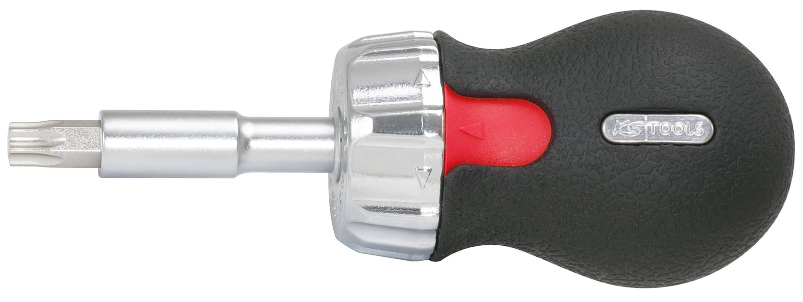 KS Tools 159.2061 1/4-inch Ergo+ Mini Ratchet Bit Driver