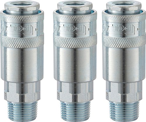 PCL AC21CM Airflow Coupling Male Thread R 1/4 (Pack of 3)