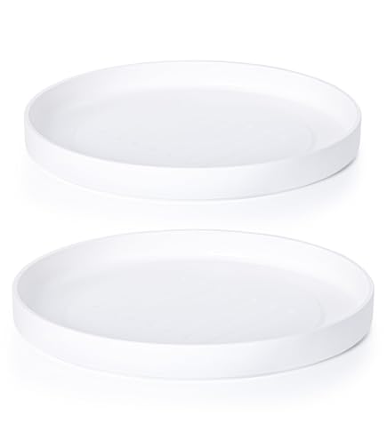 white plant saucer Noor Ceramic Planter with Saucer | Planter