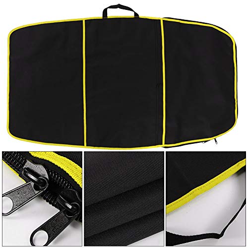 Jadeshay Surfboard Bag,Surfboard Bodyboard Cover Polyester Carry Bag Surfing Accessory(Yellow Stripe, red Stripe, Blue Stripe) (Color : Yellow Stripe) - Thumbnail 4