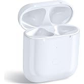 Wireless Charging Case Compatible with AirPod 2nd &amp; 1st Generation, Air Pod 2 1 Charger Case Replacement with Bluetooth Pairing Sync Button,Earbuds Not Included, White