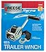 Reese Towpower 7019400 Boat Trailer Winch, 600 lbs. Capacity, Single-Speed Hand Crank Winch, High-Performance Zinc Finish, 15 Foot Strap