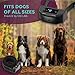 ELZU.US 43396-266133 The Best Industries Bark Collar Upgraded Microprocessor Barking Detection Best No Bark Device with 3 Extra Batteries Beep, Black