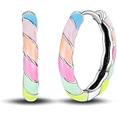 TINSLO 925 Sterling Silver Women Earrings, Sparkling Star and Moon Earrings, Various Hypoallergenic Earrings, Best Gift for Women