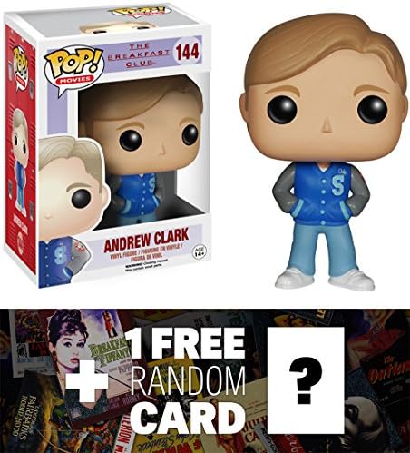 Andrew Clark: Funko POP! x The Breakfast Club Vinyl Figure + 1 FREE Classic Movie Trading Card Bundle [47412]