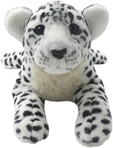 TAGLN Stuffed Animals Toys Cheetah Plush Toy Pillows (19 Inch, White Leopard)