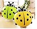 BlueSunshine 4 Pcs Creative Cute Cartoon Ladybug Kids Wall Suction Cup Mount Toothbrush Toothpaste Holder Pencil Pen Container Box Travel Organizer Plastic Pocket Storage Organizer