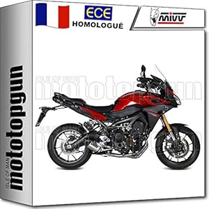 Mivv complete set voor heren, ovaal, titanium, carbon, compatibel met Yamaha Trainer 900 2016 16 Y.049.L4C