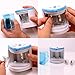 Electric Pencil Sharpener,Heavy Duty Blades Durable and Portable Pencil Sharpener with Automatic Sharpens All Pencils for School Kids Children,Blue Pencil Sharpener Electric