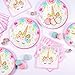 Premium Unicorn Party Plates Set, 64 pcs 7