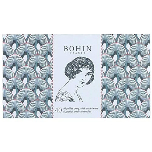 Needle Book of 40 Needles - Blue Solange