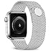 jwacct Compatible for Apple Watch Band 42mm 44mm, Adjustable Stainless Steel Mesh Wristband Sport Loop for iWatch Series 4 3 2 1,Silver