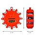 Securityman LED Road Flares with Safety Vest [DOT Approved] - Emergency Kit for Roadside & Marine Boat Hazards - Bright Warning Beacon/Flashing Distress Light - Car & Truck Magnetic Base (3 Pack)