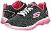 Skechers Sport Women's Skech Air Sweet Life Fashion Sneaker,Black/Hot Pink,7 M US