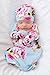Baby Be Mine Newborn Gown and Hat Set Layette Romper Coming Home Outfit (Newborn 0-3 Months, Isla)